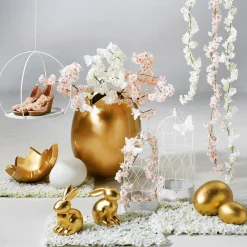 Oeuf De Pâques Déco Métallisé 26 Cm-DecoWoerner
