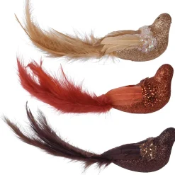 Oiseau Artificiel Sur Clip 3 Pièces-DecoWoerner Outlet