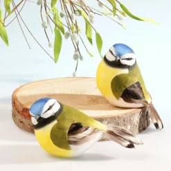 Oiseau De Décoration Vert Jaune 19 Cm-DecoWoerner Outlet