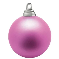 Orchidée, Boules De Noël Mates En Plastique Ignifugé, 6 Cm Ø - 24 Pièces-DecoWoerner Clearance