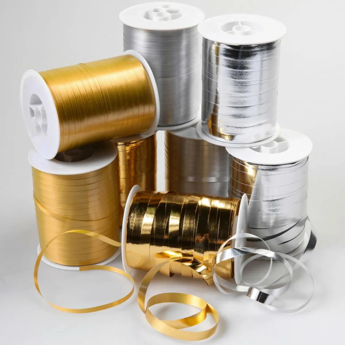 Pack Avantage Rubans Poly "Achetez-en 8 Payez-en 6" Or/argent-DecoWoerner Best