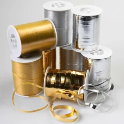 Pack Avantage Rubans Poly "Achetez-en 8 Payez-en 6" Or/argent-DecoWoerner Best