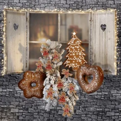 Pain D'épice "Sapin" Aliment Factice 40 Cm-DecoWoerner New