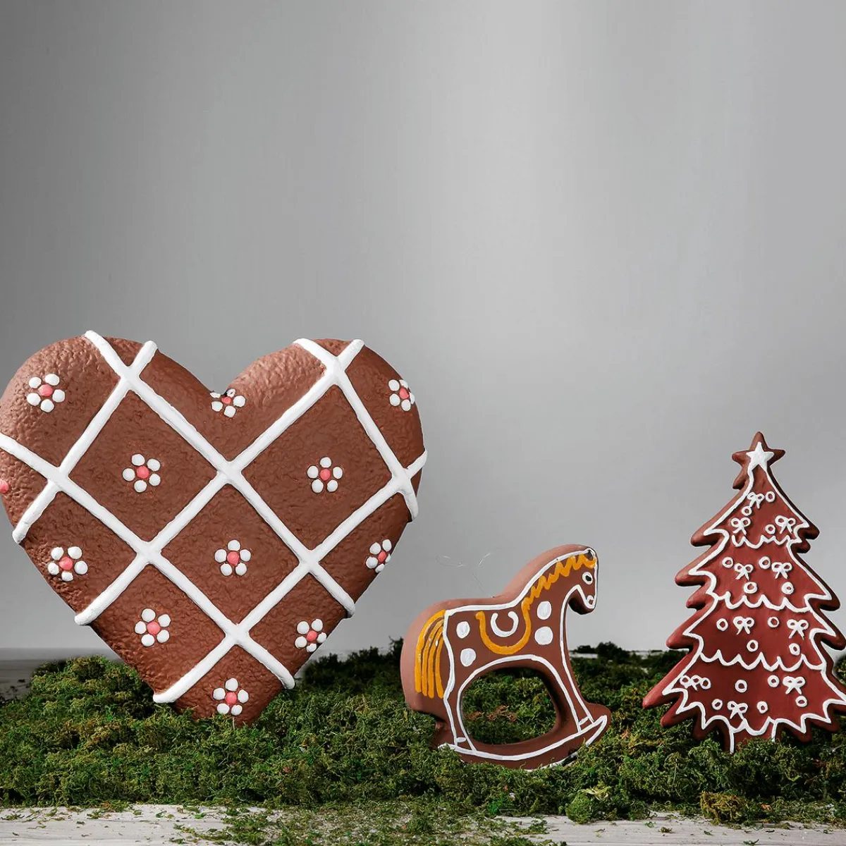 Pain D'épice "Sapin" Aliment Factice 40 Cm-DecoWoerner New