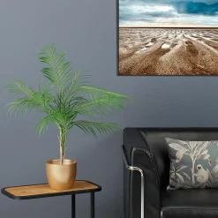 Palmier Artificiel Décoratif En Pot 12 X 25 Cm-DecoWoerner Discount