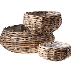 Panier à Plantes En Rotin-DecoWoerner