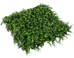 Panneau D'eucalyptus-fougère Artificiel De Qualité Supérieure, 50 X 50 Cm-DecoWoerner Hot