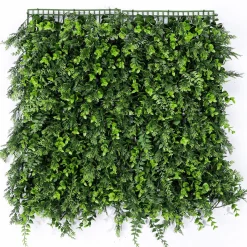 Panneau D'eucalyptus-fougère Artificiel De Qualité Supérieure, 50 X 50 Cm-DecoWoerner Hot