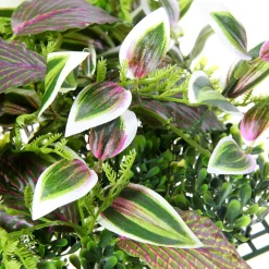Panneau En Buisson De Fittonia Artificiel 25 X 25 Cm-DecoWoerner Online