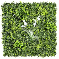 Panneau Mural Artificiel Gras Mix, 1 X 1 M-DecoWoerner Discount