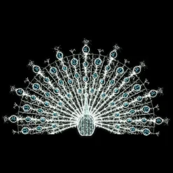 Paon LED Pour L'extérieur 250 X 360 X 85 Cm-DecoWoerner Discount