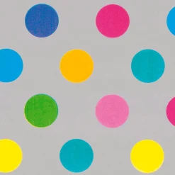 Papier Cadeau é Durable à Pois Multicolores - Rouleau De Papier Cadeau De 50 M-DecoWoerner