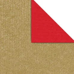 Papier Cadeau Bicolor Rouleau Or 50 Cm X 50 M-DecoWoerner