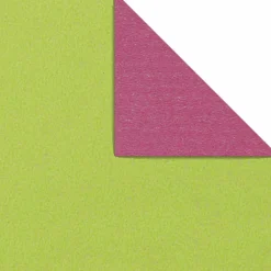 Papier Cadeau Bicolore 70 Cm, 100 M, Rose Citron-DecoWoerner New