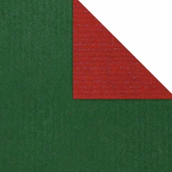 Papier Cadeau Bicolore 50 Cm, 250 M, Foncé Rouge-DecoWoerner