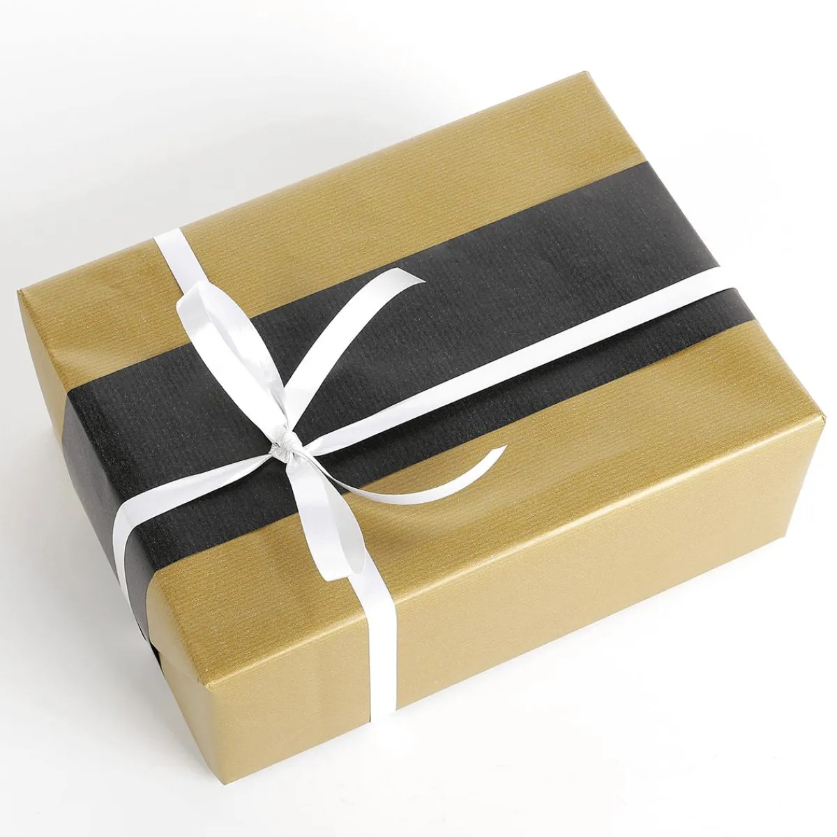 Papier Cadeau Bicolore 50 Cm, 100 M, Or-DecoWoerner Discount
