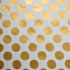 Papier Cadeau Blanc Durable à Pois Dés - Rouleau De Papier Cadeau 50 M De-DecoWoerner Online
