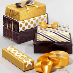 Papier Cadeau Blanc Durable à Pois Dés - Rouleau De Papier Cadeau 50 M De-DecoWoerner Online