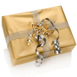 Papier Cadeau De Noël Durable Double Face Avec Sapins & étoiles Dés - Rouleau De Papier Cadeau De 50 M-DecoWoerner Outlet