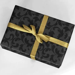 Papier Cadeau Durable Avec Motif De Rinceaux Brillants - Rouleau De Papier Cadeau De 50 M-DecoWoerner Discount