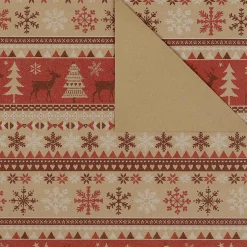 Papier Cadeau Norvégien Nature /-DecoWoerner Best