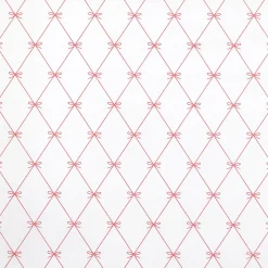 Papier Cadeau Petit Noeud Blanc / Rouge, Largeur 70cm, Rouleau De 40 M-DecoWoerner Best