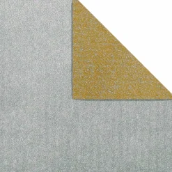 Papier Cadeau Petits Rouleaux "Bicol" Argenté , 50 Cm, 100 M-DecoWoerner Sale