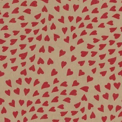 Papier Kraft Recyclé Avec Cœurs s - Rouleau De 50 M De Papier Cadeau-DecoWoerner Hot