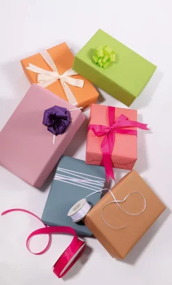 Papier Kraft Recyclé Uni - Rouleau De Papier Cadeau De 50 M-DecoWoerner Outlet