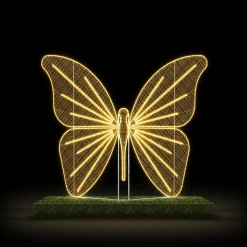 Papillon Pour L'extérieur Blanc Chaud LED 255 X 310 Cm-DecoWoerner New