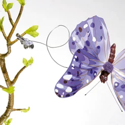Papillons Déco, 10 Cm, Mauves, 6 Pièces-DecoWoerner Clearance