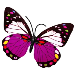Papillons Déco Mauves 40 Cm 3 Pces-DecoWoerner New