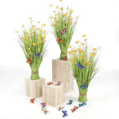 Papillons Déco s Avec Clip 6 Pièces 9 Cm-DecoWoerner Discount