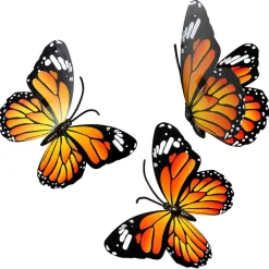 Papillons Déco s 40 Cm 3 Pces-DecoWoerner Online