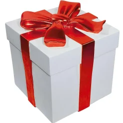 Paquet Décoratif 40 Cm, Blanc--DecoWoerner Discount