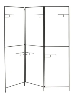 Paravent Métallique Haut. 200 Cm-DecoWoerner Clearance