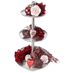 Pendentif Boule De Noël Cœur 10 Cm-DecoWoerner Discount