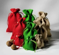 Petit Sac En Jute, 18 Cm, Nature-DecoWoerner Discount