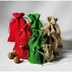 Petit Sac En Jute, 18 Cm,-DecoWoerner Discount