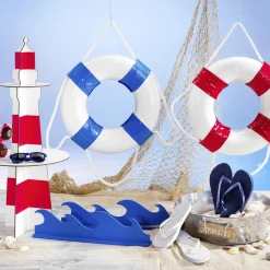 Phare Déco En Bois, Haut. 80 cm-DecoWoerner Sale