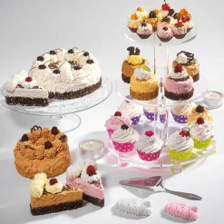 Pièces De Tarte Aux Framboises, Set De 2 Fausses Pièces Alimentaires 12 Cm-DecoWoerner Clearance