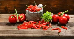 Piments Aliment Factice, 36 Pièces-DecoWoerner Outlet