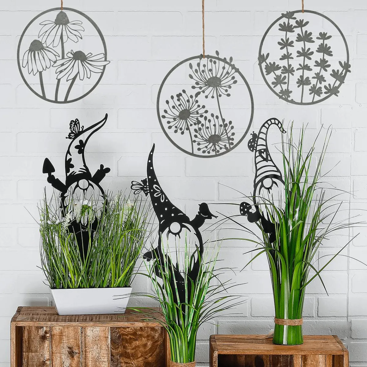 Piquet De Terre Nain En Métal, , 50 Cm De Haut-DecoWoerner Discount