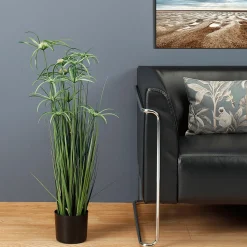 Plante Artificielle De Papyrus En Pot 90 Cm-DecoWoerner Sale