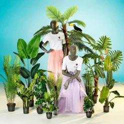 Plante Artificielle De Papyrus En Pot 90 Cm-DecoWoerner Sale
