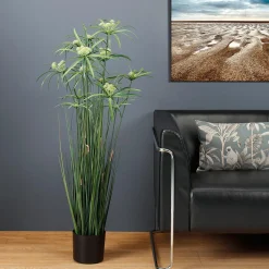 Plante Artificielle De Papyrus En Pot 120 Cm-DecoWoerner Sale