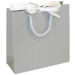 Pochettes Cadeaux, 20 X 20 X 8 Cm, 25 Pièces, 200 G/ M², Avec Noeud En Satin Assorti-DecoWoerner Outlet