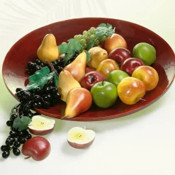 Poires Aliments Factices Rouges/s, 3 Pces-DecoWoerner Online