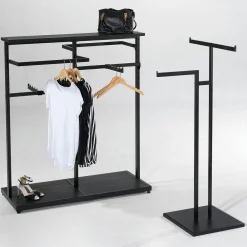 Portemanteau Métallique NOVUS, 2 Bras, 138 Cm-DecoWoerner Discount
