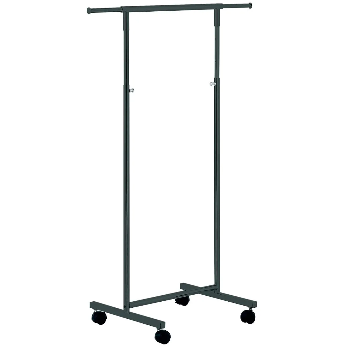 Portemanteau Métallique Réglable En Hauteur Anthracite-DecoWoerner